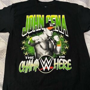WWE Black and Green John Cena T-Shirt